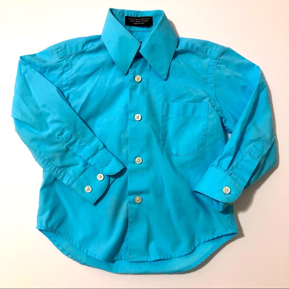 3/$12 Bergamo Boys Dress Shirt 2T